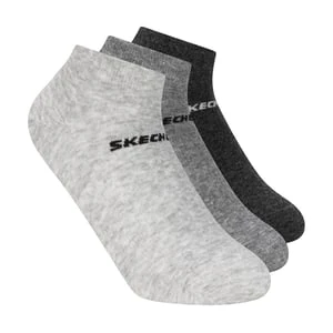 Skechers 3 Pack Boys' Low Cut Cotton skarpety - Szary