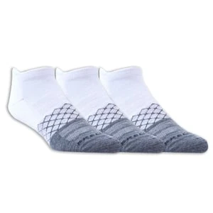 Skechers 3 Pack Diamond Arch skarpety - Bialy/Czarny
