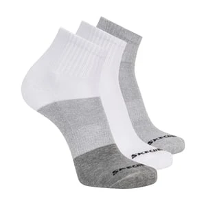 Skechers 3 Pack mężczyźni's Colorblock Quarter skarpety - Szary