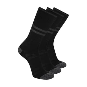 Skechers 3 Pack mężczyźni's Reflective Performance Crew skarpety - Czarny