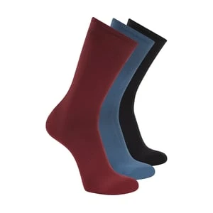 Skechers 3 Pack mężczyźni's Reflective Performance Half Terry Crew skarpety - Poseidon