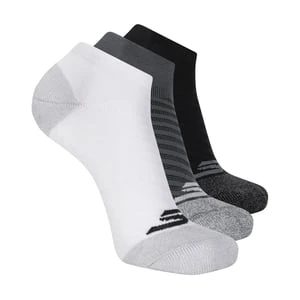 Skechers 3 Pack mężczyźni's Terry Low Cut skarpety - Bialy/Szary