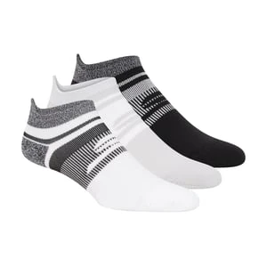 Skechers 3 Pack Womężczyźni's Performance Low Cut Running Heel Tab skarpety - Bialy/Szary