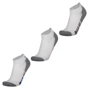 Skechers 3pk Mens 1/2 Terry Q-White Socks S114981-HWHT, Męskie, Białe, skarpetki, nylon, rozmiar: 41-46