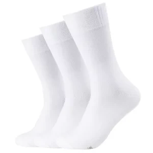 Skechers 3pk Men's Basic Socks SK41007-1000, Męskie, Białe, skarpetki, bawełna, rozmiar: 39-42