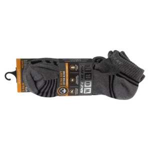 Skechers 3pk Terry Train Work Socks S102684-GRY, Męskie, Szare, skarpetki, bawełna, rozmiar: 41-46