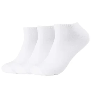 Skechers 3PPK Men Sneaker Socks SK43006-1000, Unisex, Białe, skarpetki, bawełna, rozmiar: 43-46
