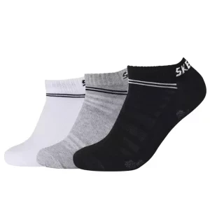 Skechers 3PPK Mesh Ventilation Socks SK43022-9996, Unisex, Białe, skarpetki, bawełna, rozmiar: 35-38