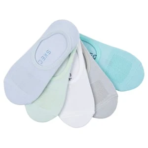 Skechers 5 Pack Womężczyźni's Liner skarpety - Niebieski/Turkusowy