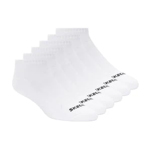 Skechers 6 Pack Core Low Cut M skarpety - Bialy
