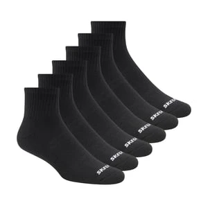 Skechers 6 Pack Core Quarter skarpety - Czarny