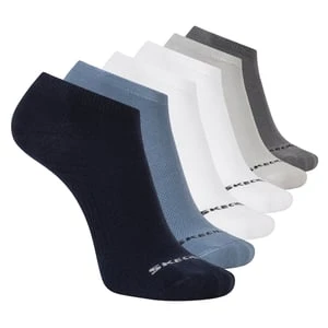 Skechers 6 Pack mężczyźni's Low Cut Texture Knit skarpety - Granatowy