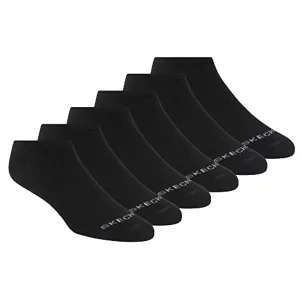 Skechers 6pk Womens Cotton Nshw Socks S116979-BLK, Unisex, Czarne, skarpetki, bawełna, rozmiar: