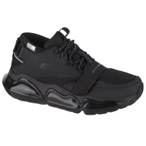 Skechers Air Cushioning Mega 232384-BBK, Męskie, Czarne, buty sneakers, skóra licowa, rozmiar: 43