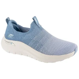 Skechers Arch Fit 2.0 150055-LTBL, Damskie, Niebieskie, buty sportowe, przewiewna siateczka, rozmiar: 37,5