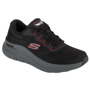 Skechers Arch Fit 2.0 232700-BKRD, Męskie, Czarne, buty sneakers, przewiewna siateczka, rozmiar: 41