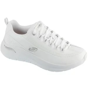 Skechers Arch Fit 2.0 - Star Bound 150061-WSL, Damskie, Białe, buty sportowe, skóra naturalna, rozmiar: 36