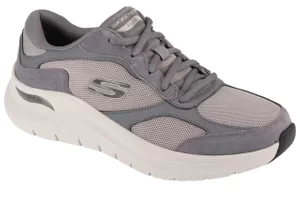 Skechers Arch Fit 2.0 - The Keep 232702-GRY, Męskie, Szare, buty sneakers, przewiewna siateczka, rozmiar: 41