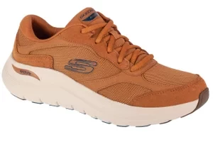 Skechers Arch Fit 2.0 - The Keep 232702-WSK, Męskie, Pomarańczowe, buty sneakers, przewiewna siateczka, rozmiar: 41