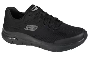 Skechers Arch Fit 232040-BBK, Męskie, Czarne, buty sneakers, przewiewna siateczka, rozmiar: 41