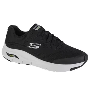 Skechers Arch Fit 232040-BKW, Męskie, Czarne, buty sneakers, przewiewna siateczka, rozmiar: 44