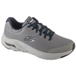 Skechers Arch Fit 232040-GYNV, Męskie, Szare, buty sneakers, przewiewna siateczka, rozmiar: 41