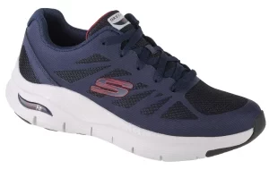 Skechers Arch Fit-Charge Back 232042-NVRD, Męskie, Granatowe, buty treningowe, przewiewna siateczka, rozmiar: 39,5