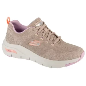 Skechers Arch Fit Comfy Wave 149414-TPMT, Damskie, Beżowe, buty sneakers, tkanina, rozmiar: 36