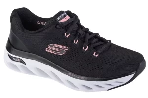 Skechers Arch Fit Glide-Step-Top Glory 149873-BKPK, Damskie, Czarne, buty sneakers, tkanina, rozmiar: 36