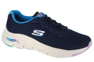 Skechers Arch Fit-Infinity Cool 149722-NVMT, Damskie, Granatowe, buty sneakers, przewiewna siateczka, rozmiar: 36