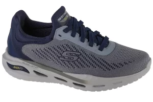 Skechers Arch Fit Orvan - Trayver 210434-GYNV, Męskie, Szare, buty sneakers, tkanina, rozmiar: 41