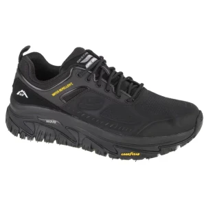 Skechers Arch Fit Road Walker 237333-BBK, Męskie, Czarne, buty sneakers, skóra licowa, rozmiar: 42