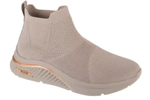 Skechers Arch Fit S-Miles - Sock Walk 155580-TPE, Damskie, Beżowe, buty sportowe, tkanina, rozmiar: 36,5