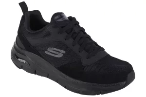 Skechers Arch Fit - Servitica 232101-BBK, Męskie, Czarne, buty sneakers, tkanina, rozmiar: 44