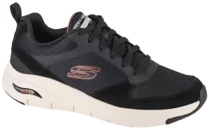 Skechers Arch Fit - Servitica 232101-BLK, Męskie, Czarne, buty sneakers, tkanina, rozmiar: 42