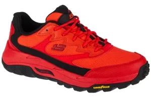 Skechers Arch Fit Skip Tracer - Lytle Creek 237508-RED, Męskie, Czerwone, buty sneakers, skóra licowa, rozmiar: 41