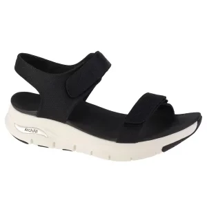 Skechers Arch Fit-Touristy 119247-BLK, Damskie, Czarne, sandały, tkanina, rozmiar: 38