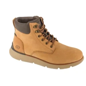 Skechers Augustino - Cobb 205228-LTBR, Męskie, Brązowe, trapery, skóra licowa, rozmiar: 39,5