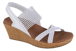 Skechers Beverlee - Boho Glow 119330-WHT, Damskie, Białe, sandały, syntetyk, rozmiar: 41