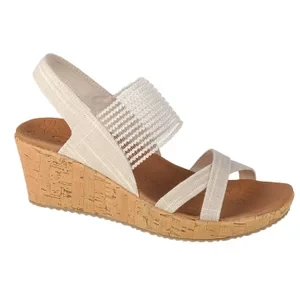 Skechers Beverlee High Tea 31723-NAT, Damskie, Białe, sandały, syntetyk, rozmiar: 37