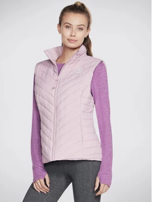 Skechers Bezrękawnik Goshield Everyday Vest JA7 Różowy Regular Fit