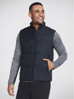 Skechers Bezrękawnik Goshield Vest JA21 Czarny Regular Fit