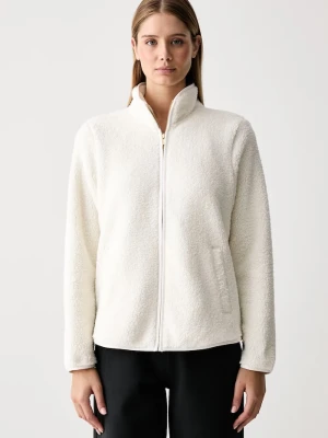 Skechers bluza polarowa damska SKECH-SHERPA JACKET beżowy