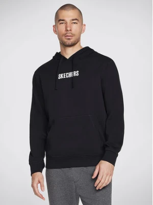 Skechers Bluza Sweats Incognito Hoodie HD6 Czarny Regular Fit
