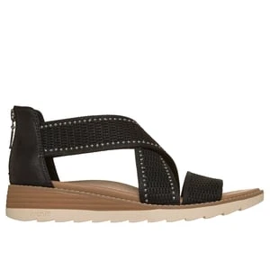Skechers BOBS Arch Fit Oasis - Cozy Glam - Czarny