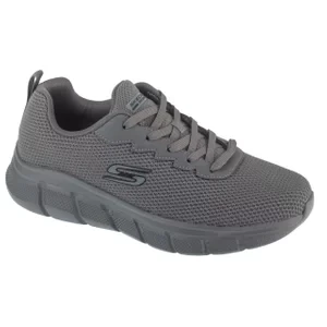 Zdjęcie produktu Skechers Bobs B Flex - Chill Edge 118106-DKGY, Męskie, Szare, buty sneakers, tkanina, rozmiar: 41