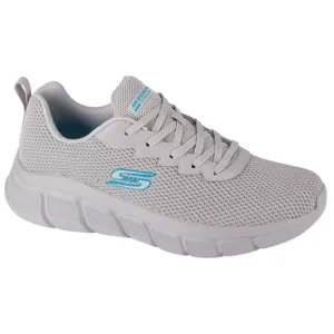 Zdjęcie produktu Skechers Bobs B Flex - Chill Edge 118106-LTGY, Męskie, Szare, buty sneakers, tkanina, rozmiar: 42,5