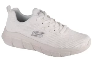 Skechers Bobs B Flex - Chill Edge 118106-OFWT, Męskie, Białe, buty sneakers, tkanina, rozmiar: 40