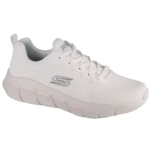 Skechers Bobs B Flex - Chill Edge 118106-OFWT, Męskie, Białe, buty sneakers, tkanina, rozmiar: 41