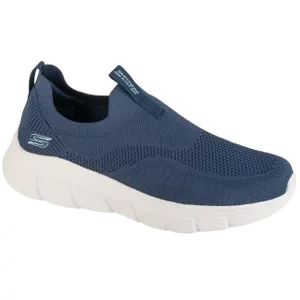 Skechers Bobs B Flex - Frigid Edge 118107-NVY, Męskie, Granatowe, buty sneakers, tkanina, rozmiar: 43
